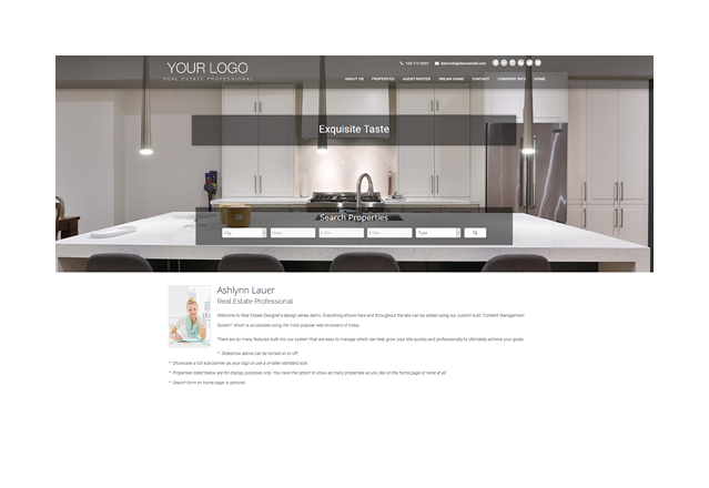 Exclusive Series Real Estate Website Template